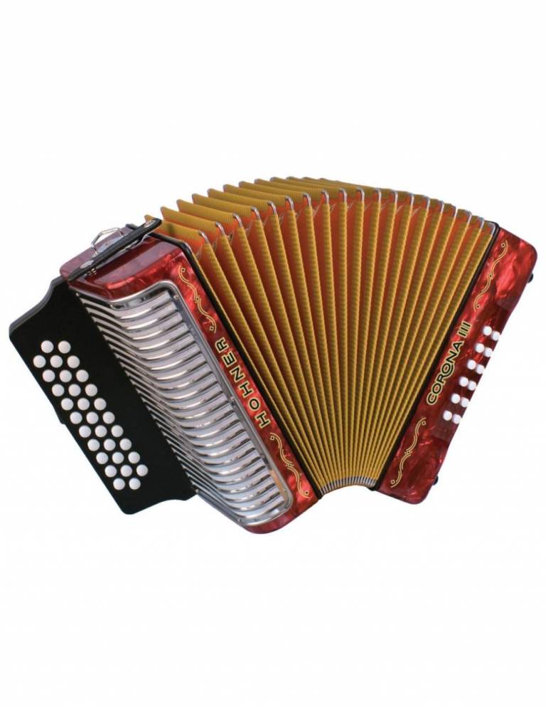 Concertina Hohner Corona III DiscóSom