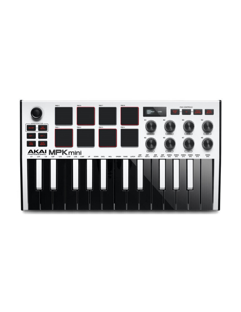 Akai MPK Mini MK3 White Top